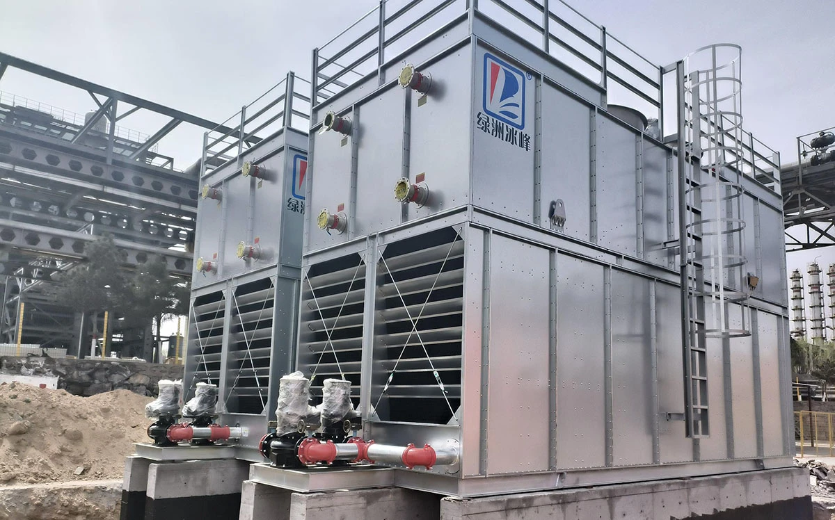 Customer Site Installation of Closed-Circuit Cooling Tower Customer Site Installation of Closed-Circuit Cooling Tower